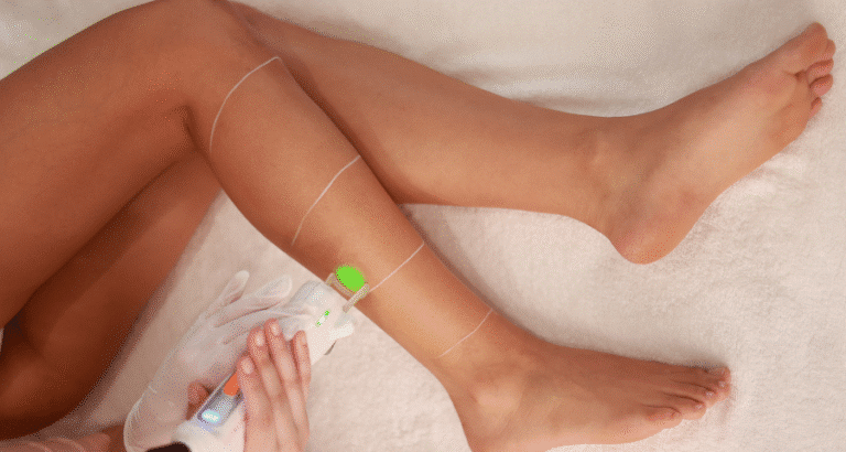 Séance épilation laser avec patiente jambes - Paris 16